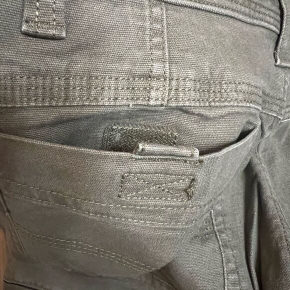 LEGENDARY OUTFITTERS Pants Men's Canvas 38X29 Green Straight Leg Stretch NWT New - Picture 10 of 14